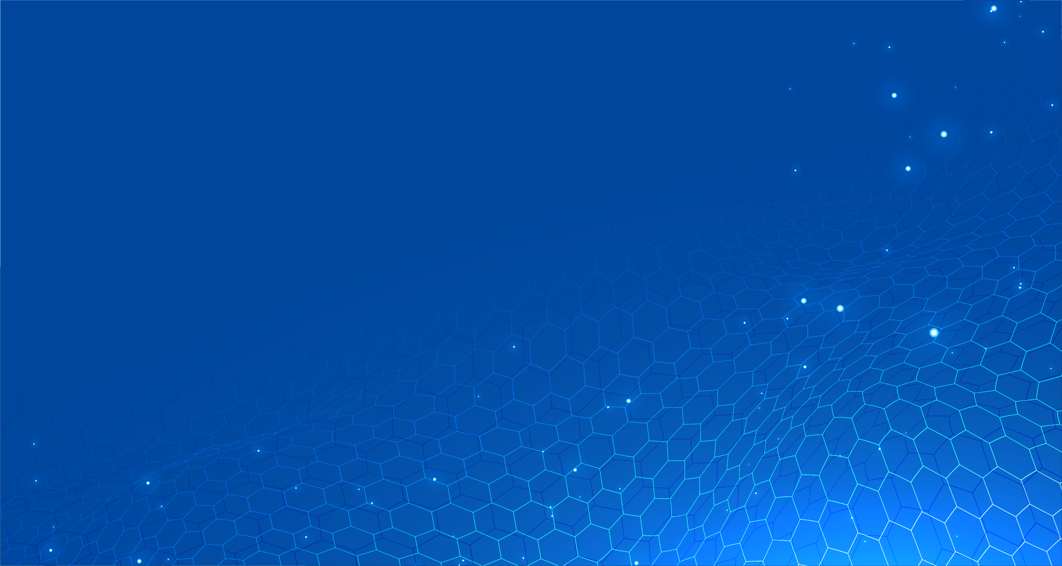 blue technology hexagonal background